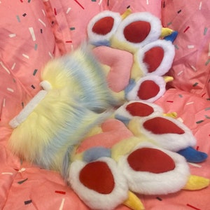 Fursuit Custom Hand Paws (June completion)