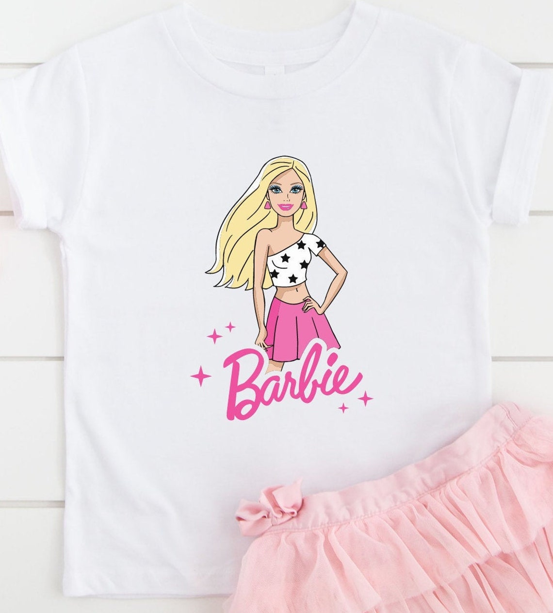 Girls Barbie Shirt/Plus Size Girls Shirt/Barbie Shirt for | Etsy