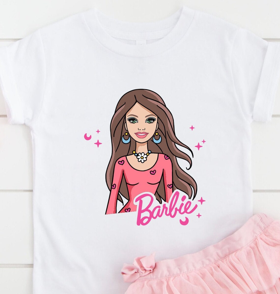 Girls Barbie Shirt/Plus Size Girls Shirt/Barbie Shirt for | Etsy