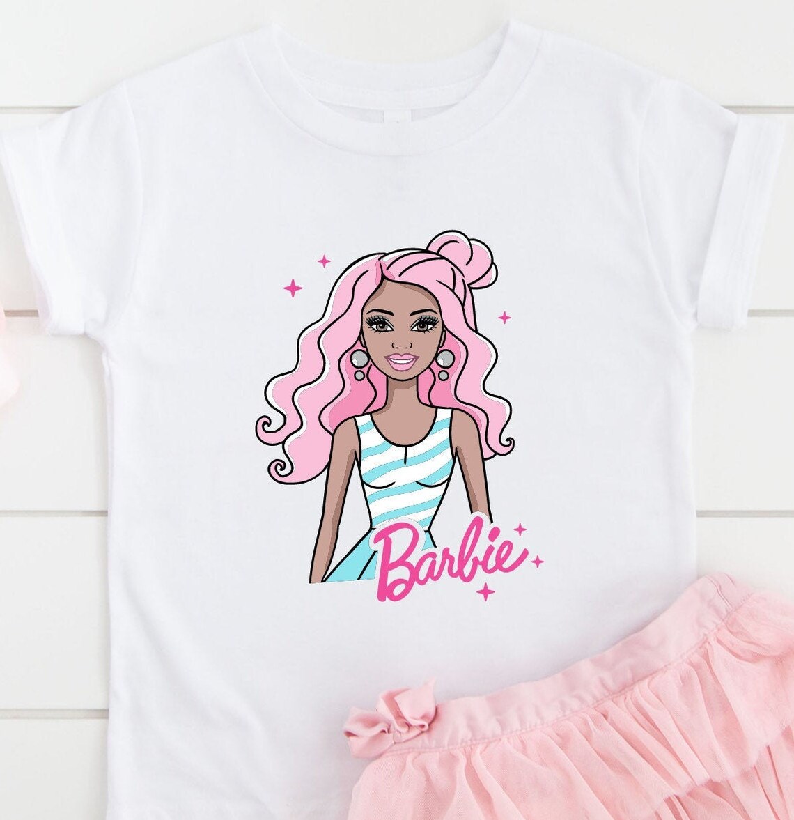Girls Barbie Shirt/Plus Size Girls Shirt/Barbie Shirt for | Etsy