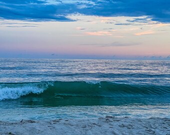 Beach Sunset Digital Photograph