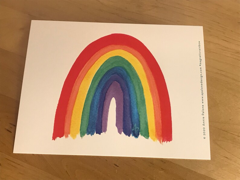 Magnetic Rainbow 1 10 Postcards image 2