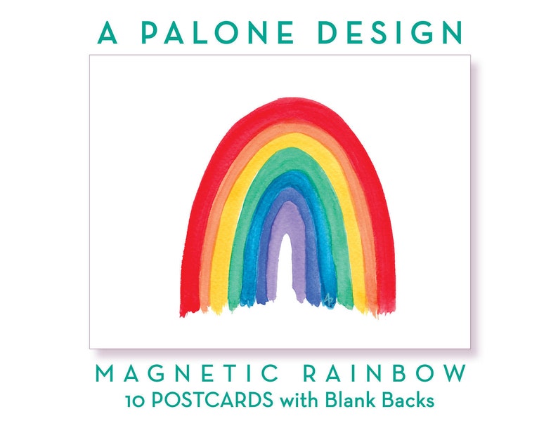 Magnetic Rainbow 1 10 Postcards image 4
