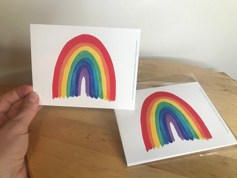 Magnetic Rainbow 1 10 Postcards image 1