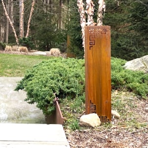 Asian Garden Columns - Zen Garden - Garden Decor - Garden Statue - Well Cover - Landscape Light Cover