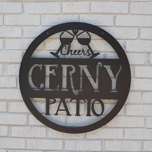 Personalized Patio Decor - Relaxing Patio Signs - Personalized Gifts - Choose Your Design - Patio Signs Outdoor - Custom Metal Sign