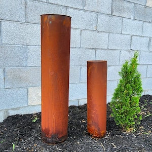 Round Garden Column - Garden Decor - Garden Statue - Well Cover - Landscape Light Cover - Utility Box Cover - Outdoor Furniture and Decor
