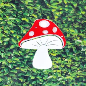 Mushroom 3D Metal Sign - Mushroom Art - Enchanted Forest Art - Custom Metal Sign