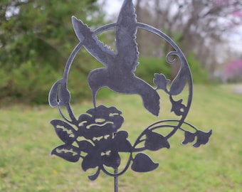 Metal Hummingbird Etsy