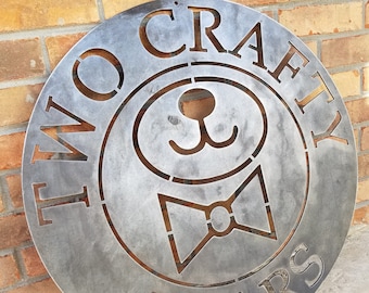 Custom Metal Logo Sign – Business Signage, Company Artwork