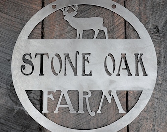 Custom Hanging Metal Hunting Lodge Sign - Personalized Cabin Wall Art - Mountain Lodge Decor