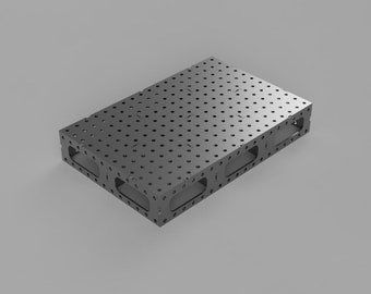 Ultimate Maker-bord 2x3 DXF-fil - CNC-plasma-laserskärfil - 1/4 stålsvetsbordsplaner