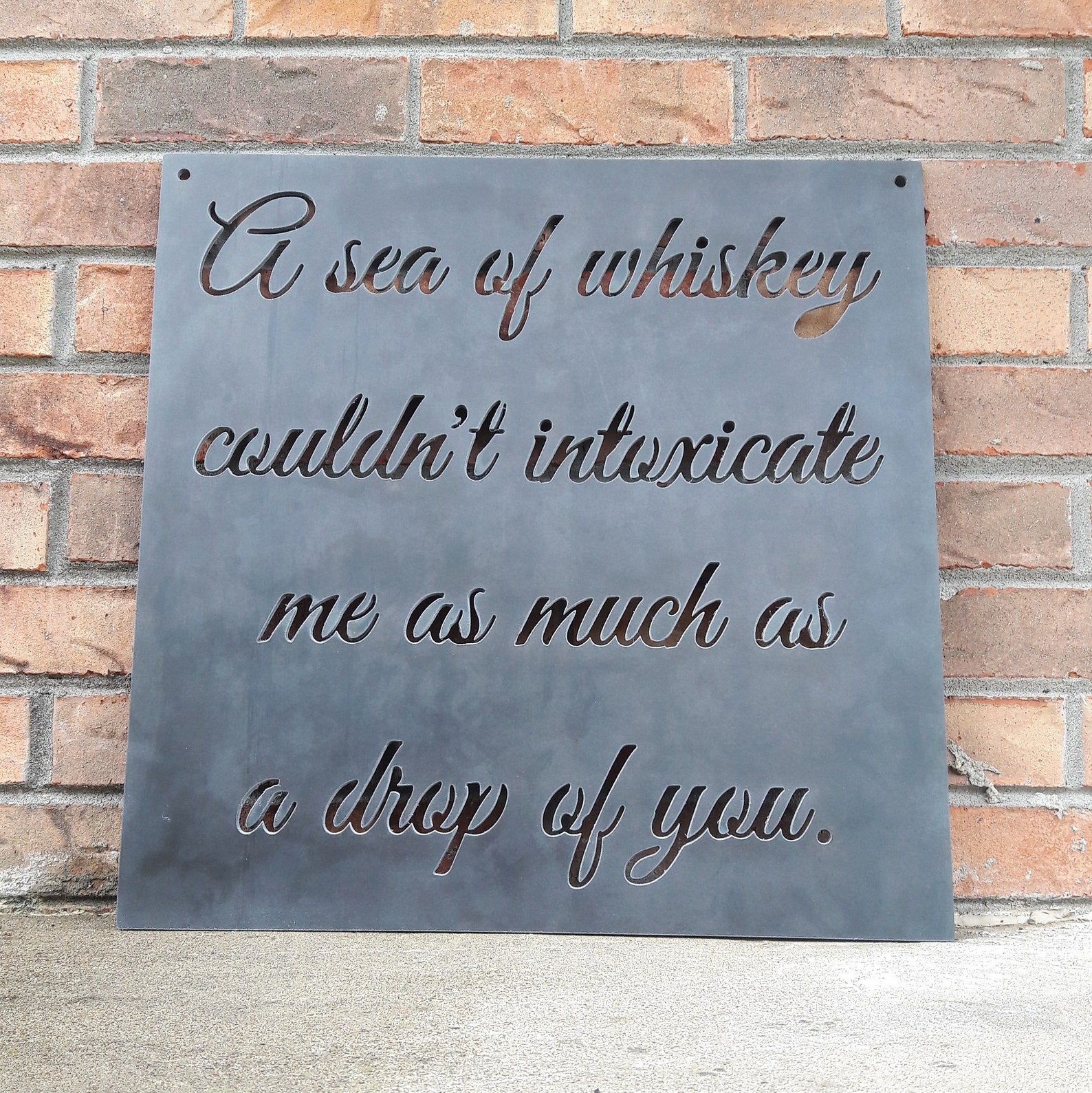 Personal Quote Sign Custom Metal Quote Sign Wall Decor Etsy
