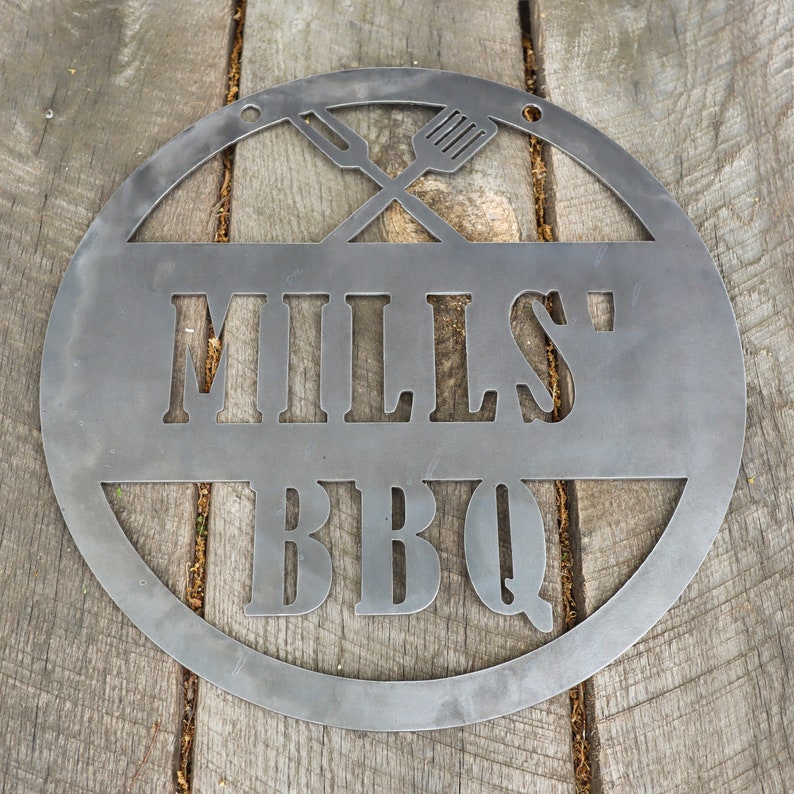Personalized Metal BBQ SignCustom Outdoor Grilling Patio Etsy