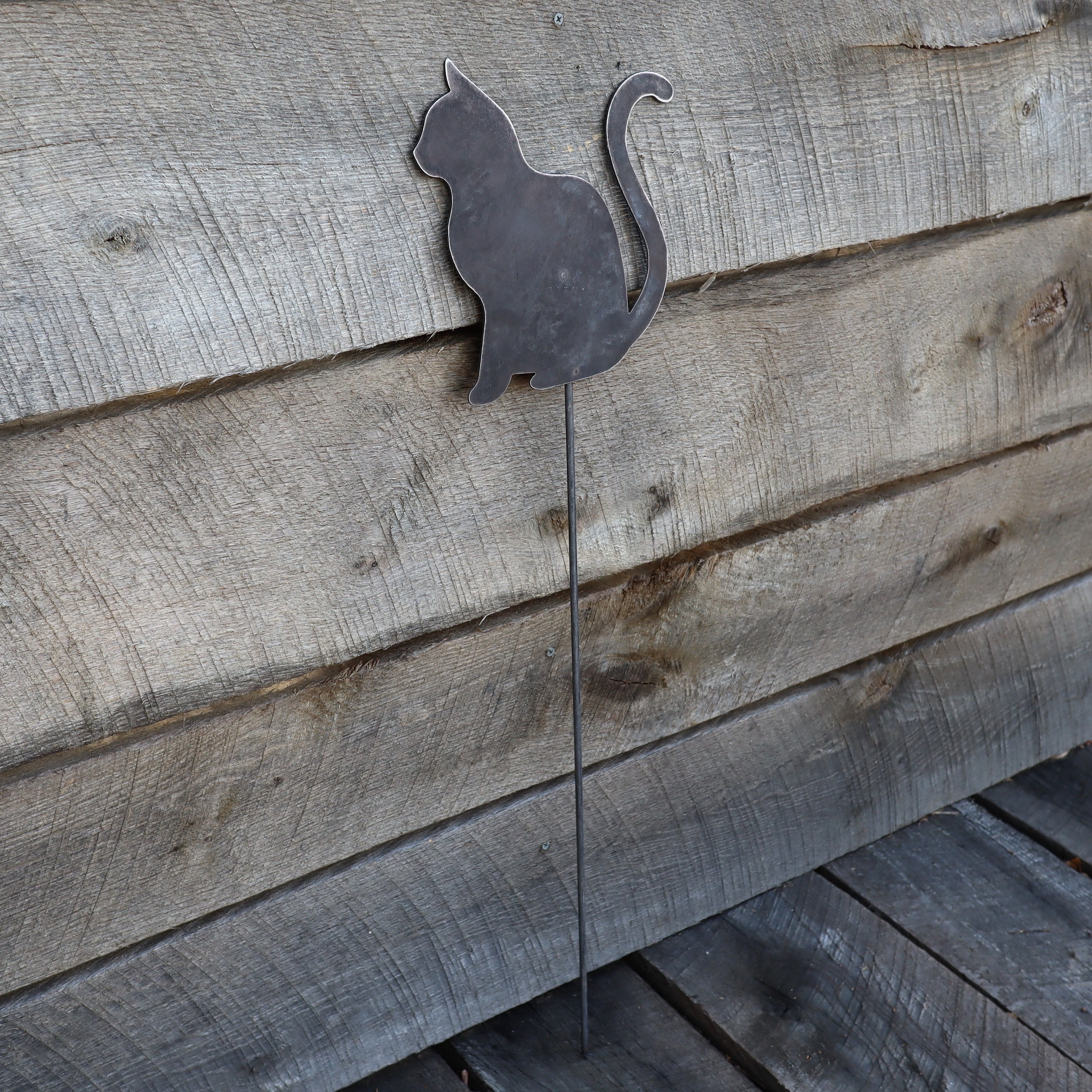 Ships in 2 Days Metal Cat Garden Stake Gifts for Her Cat Etsy