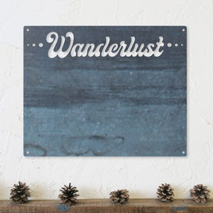 Wanderlust Magnet Board - Travel Keepsake Organizer - Home Office Organization - Travel Inspiration - Wanderlust Wall Art - Gifts for Her