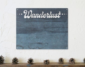 Wanderlust Magnet Board - Organisateur de souvenirs de voyage - Organisation de bureau à domicile - Inspiration de voyage - Wanderlust Wall Art - Cadeaux pour elle