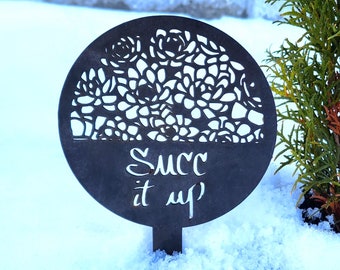 Succ It Up - Sukkulenten Pflanze - Schreibtisch Haustier - Schreibtisch Accessoire - Zimmerpflanze - Garten Dekor - Frühling Dekor