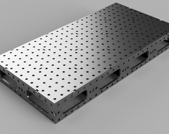 2x4 svetsbord DXF-fil - 3/8 tums plåttillverkningsskärfiler - CNC-plasmalaser nedladdning