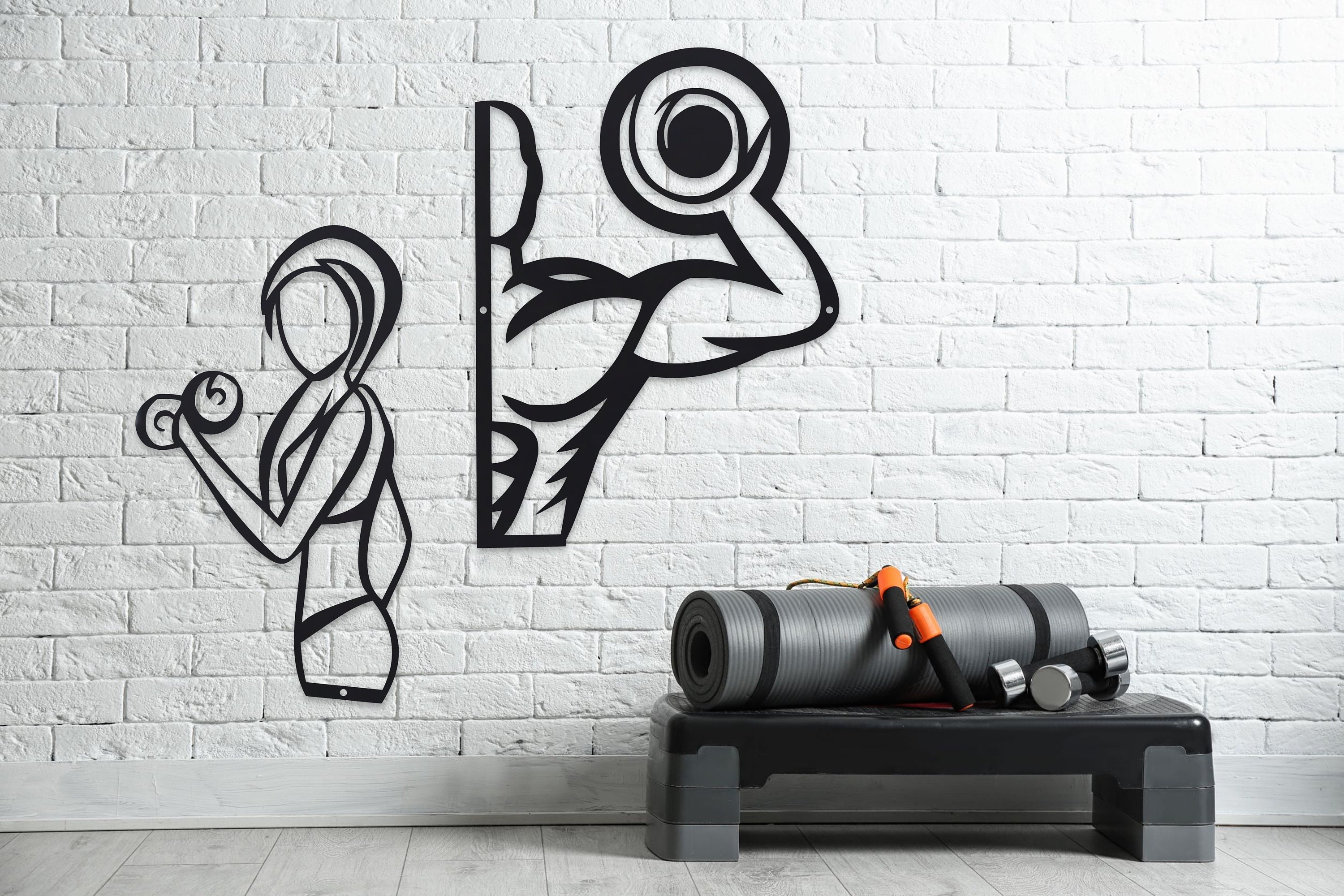 Home Gym Art Print - 832r3ig