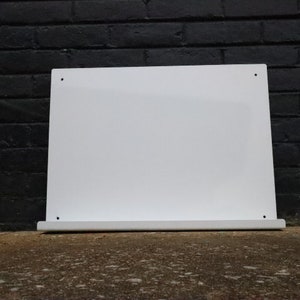 Magnetic Dry Erase Board with Marker Tray - White Board - Motivational/Inspirational Quotes - Work From Home Office Decor - 36" x 24"