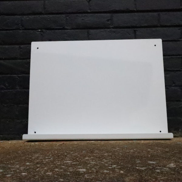 Magnetic Dry Erase Board with Marker Tray - White Board - Motivational/Inspirational Quotes - Work From Home Office Decor - 36" x 24"