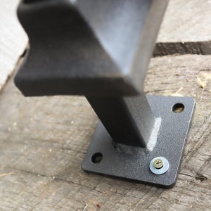 Custom Length Adjustable Metal Handrail with Modern Design Make A Rail Grab Rail Minimalist Stair Decor image 8