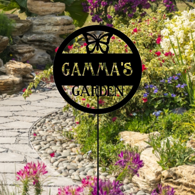 12 Personalized Metal Garden Stake Gifts for Her Etsy