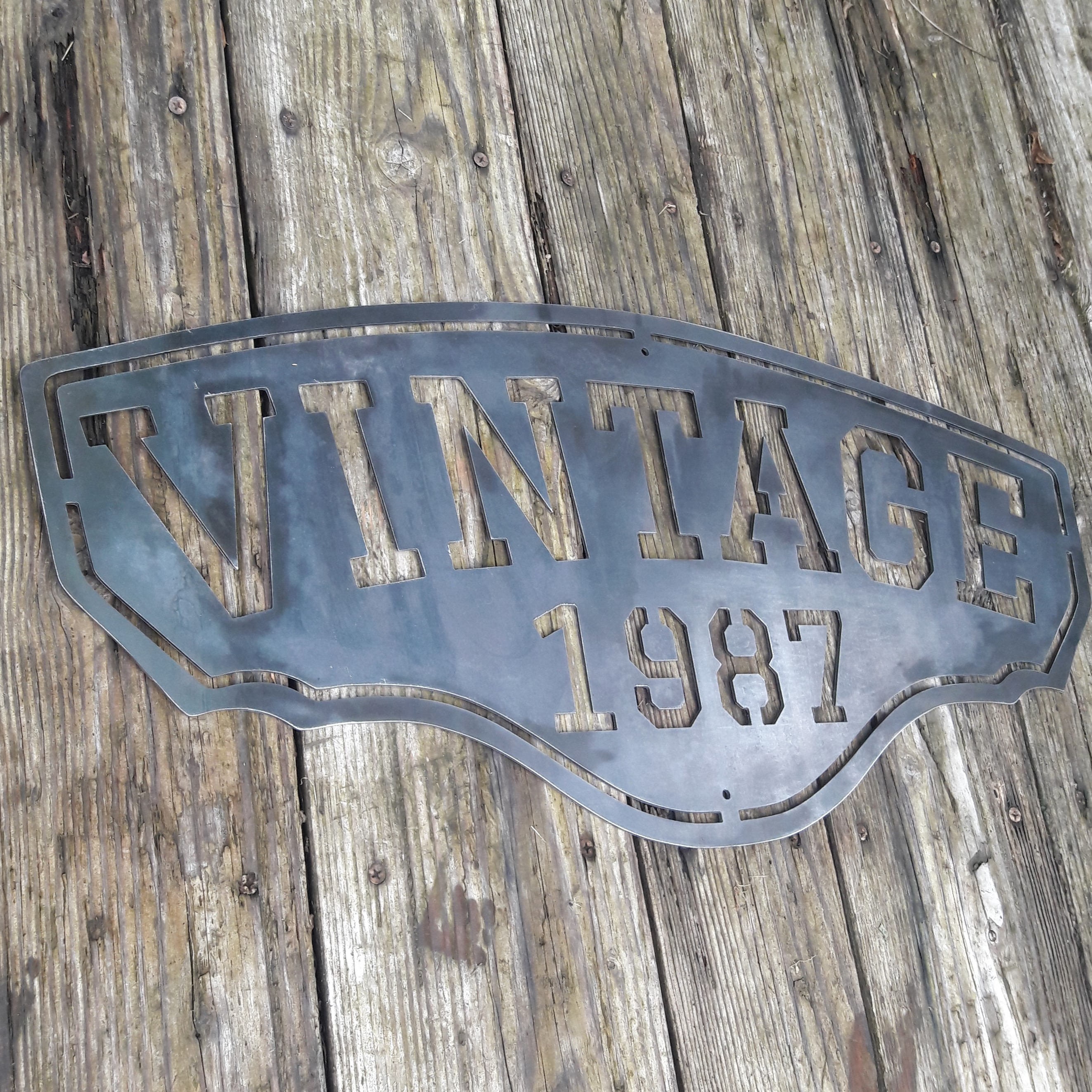 Vintage Personalized Metal SignClassic Wall ArtIndustrial Etsy