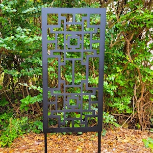 Outdoor or Indoor Standing Trellis - Garden Decor - Climbing Vine - Privacy Panel - Outdoor Furniture and Decor - Modern Privacy Screen