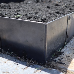 Lot de 4 coins de bordure de jardin/pelouse-bordures de jardin/pelouse-jardinage sans labour-aménagement paysager rustique-bordures d&#39;allée de jardin-livraison gratuite