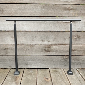 Custom Length Adjustable Metal Handrail with Modern Design Make A Rail Grab Rail Minimalist Stair Decor image 3