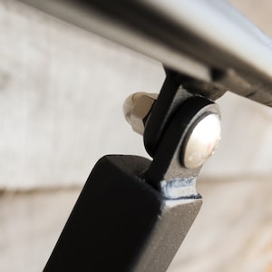 Adjustable Metal Handrail with Scroll End Make A Rail Grab Rail Victorian Stair Decor image 6