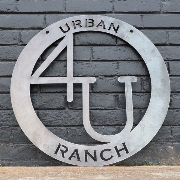 Custom Metal Cattle Brand Sign - Ranch - Farm - Personalized Gift - Family Name Sign - Family Homestead - Personalized Gifts - Wall Art