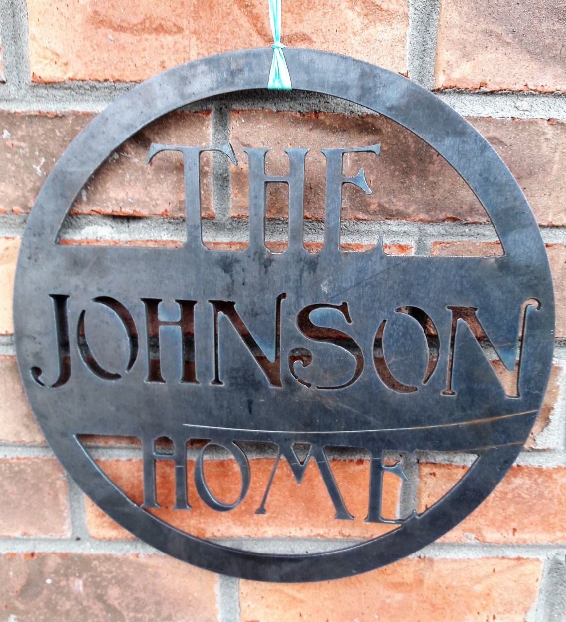 Personalized Metal Home Sign Wedding Gift Last Name Family Etsy