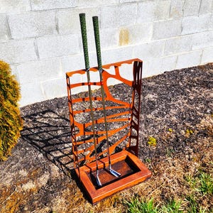 Custom Metal Golf Club Stand & Display | Heavy-Duty 16-Gauge Steel Organizer