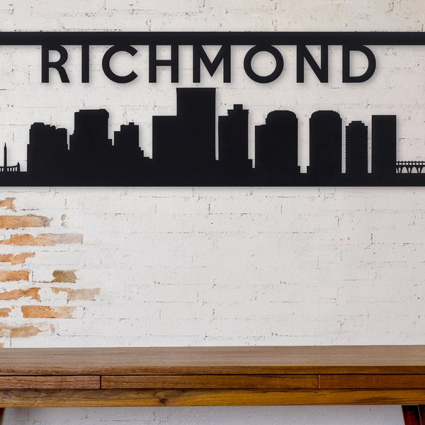 Richmond Skyline Etsy