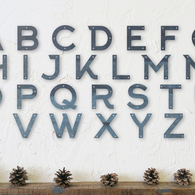 Metal Letters - Etsy