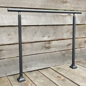 Custom Length Adjustable Metal Handrail with Modern Design Make A Rail Grab Rail Minimalist Stair Decor image 5