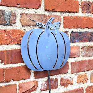 Cute Pumpkin Garden Stake - Graden Decor - Spooky Season - Fall Decor - Halloween
