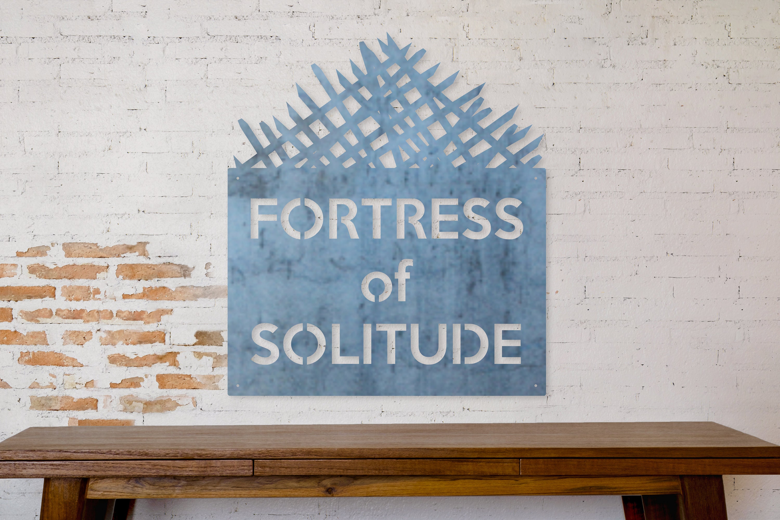 Fortress of Solitude Metal Sign – Man Cave Comic Decor - Etsy