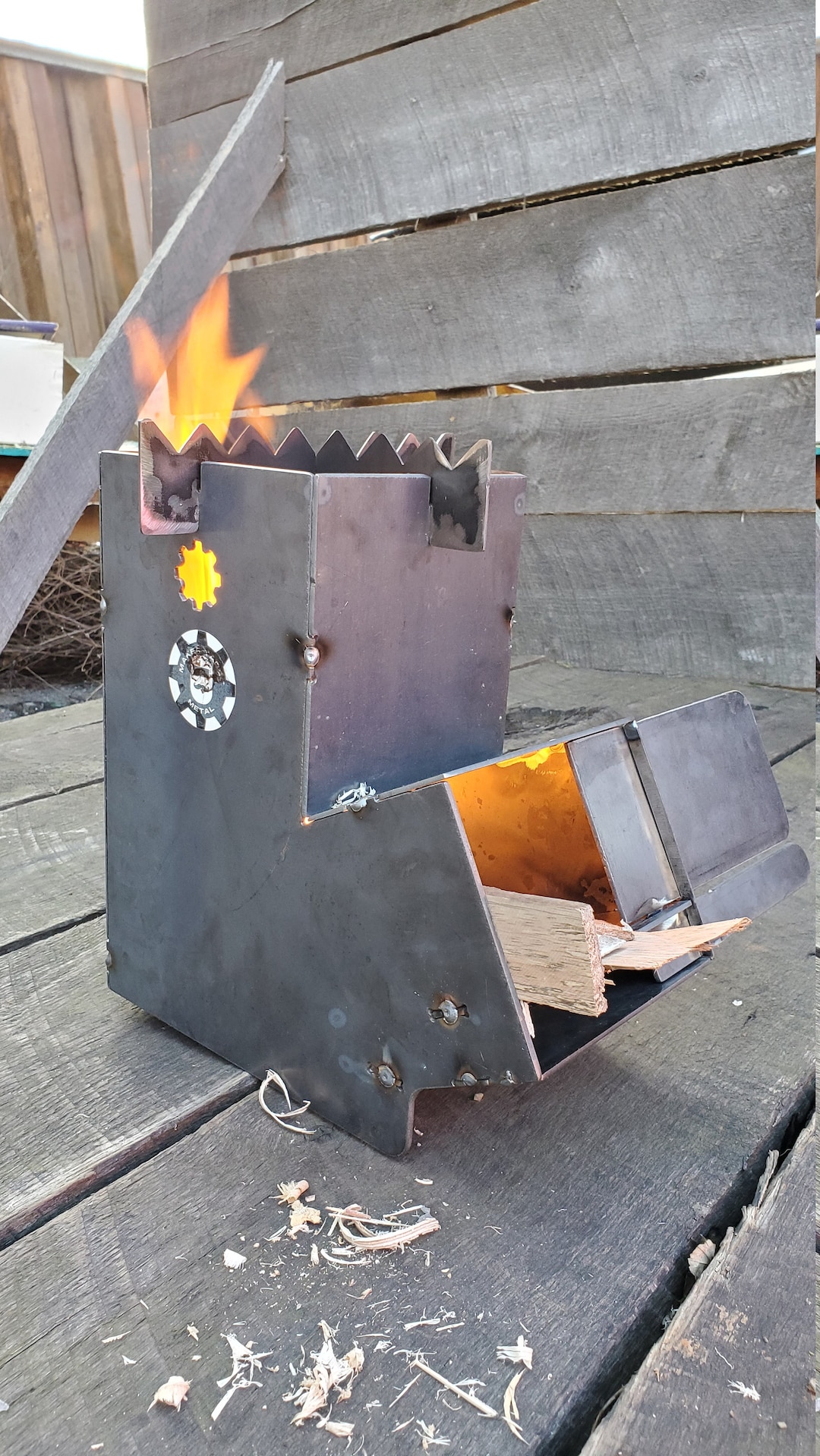 Rocket Stove Maker Welding Kit DIY Weld Project Make It Yourself Camp Stove Welding Projects