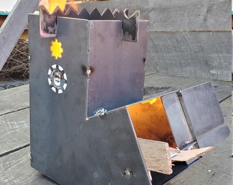 Rocket Stove - Maker Welding Kit - DIY Weld Project  - Make it Yourself Camp Stove - Welding Projects - Gifts for Him