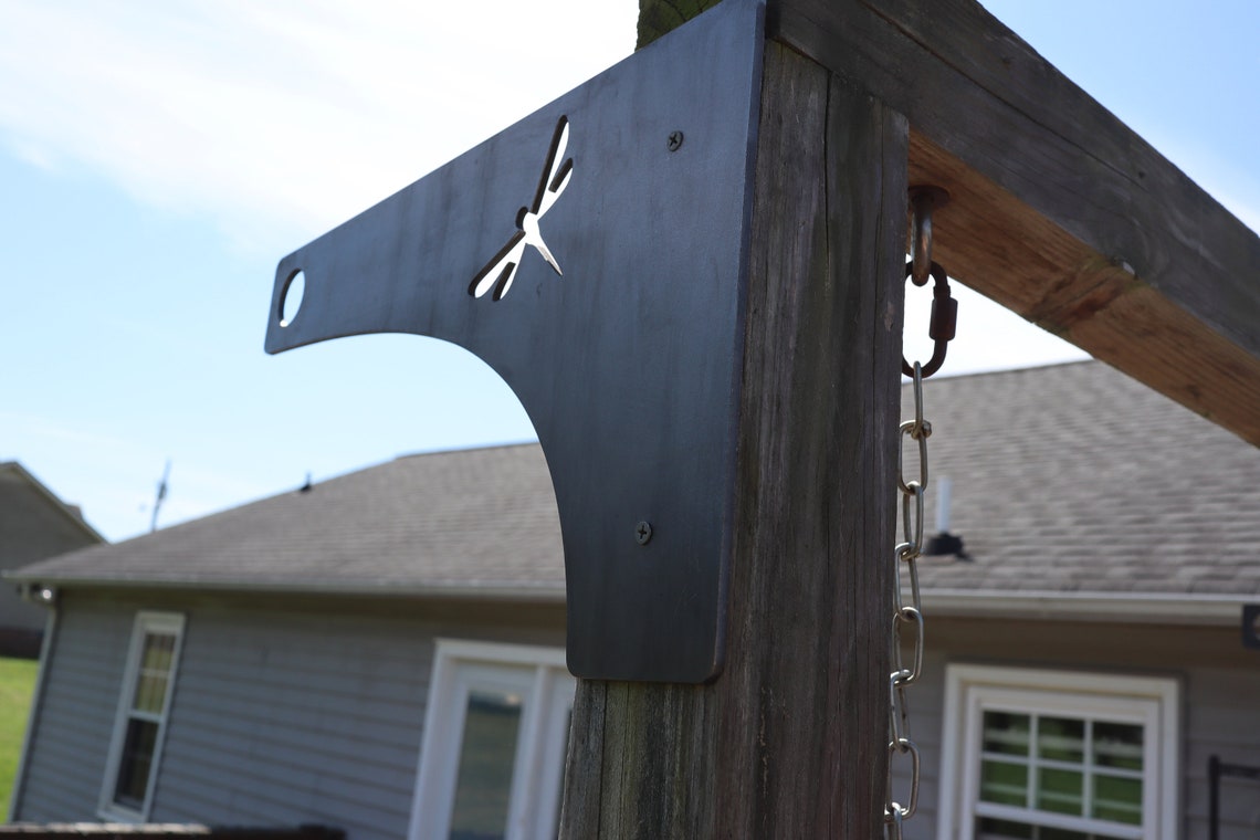 Metal Hanging Planter Bracket Dragonfly Design for Hanging Etsy