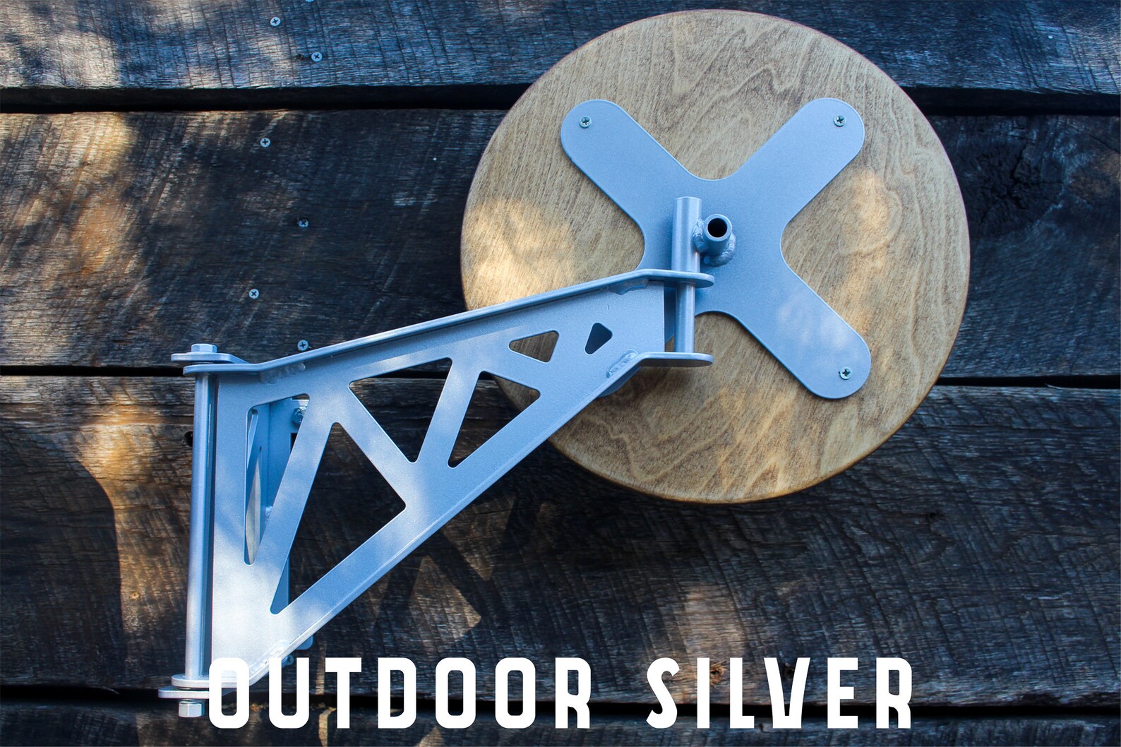 Metal Swing Away Bar Stool With Wooden Seat Round Seat or Etsy Australia