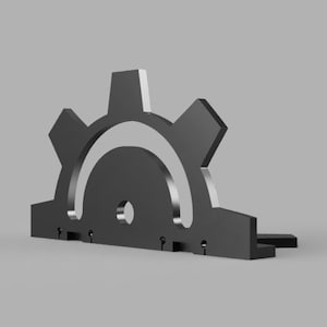 8 in Miter Stop - DXF FILES - 1/4&quot; Plate Thickness