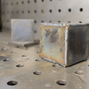 3&quot; Practice Cube - Maker Welding Kit - DIY Weld Kit - DIY Welding Project - Gifts for Him - Metal Projects - DIY Kits - Weld Kit