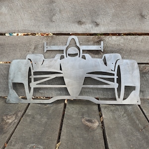 Race Car Metal Sign - Wall Art - Man Cave - Custom Metal Sign - Garage Decor - Car Decor - Indy Car - Nursery Decor