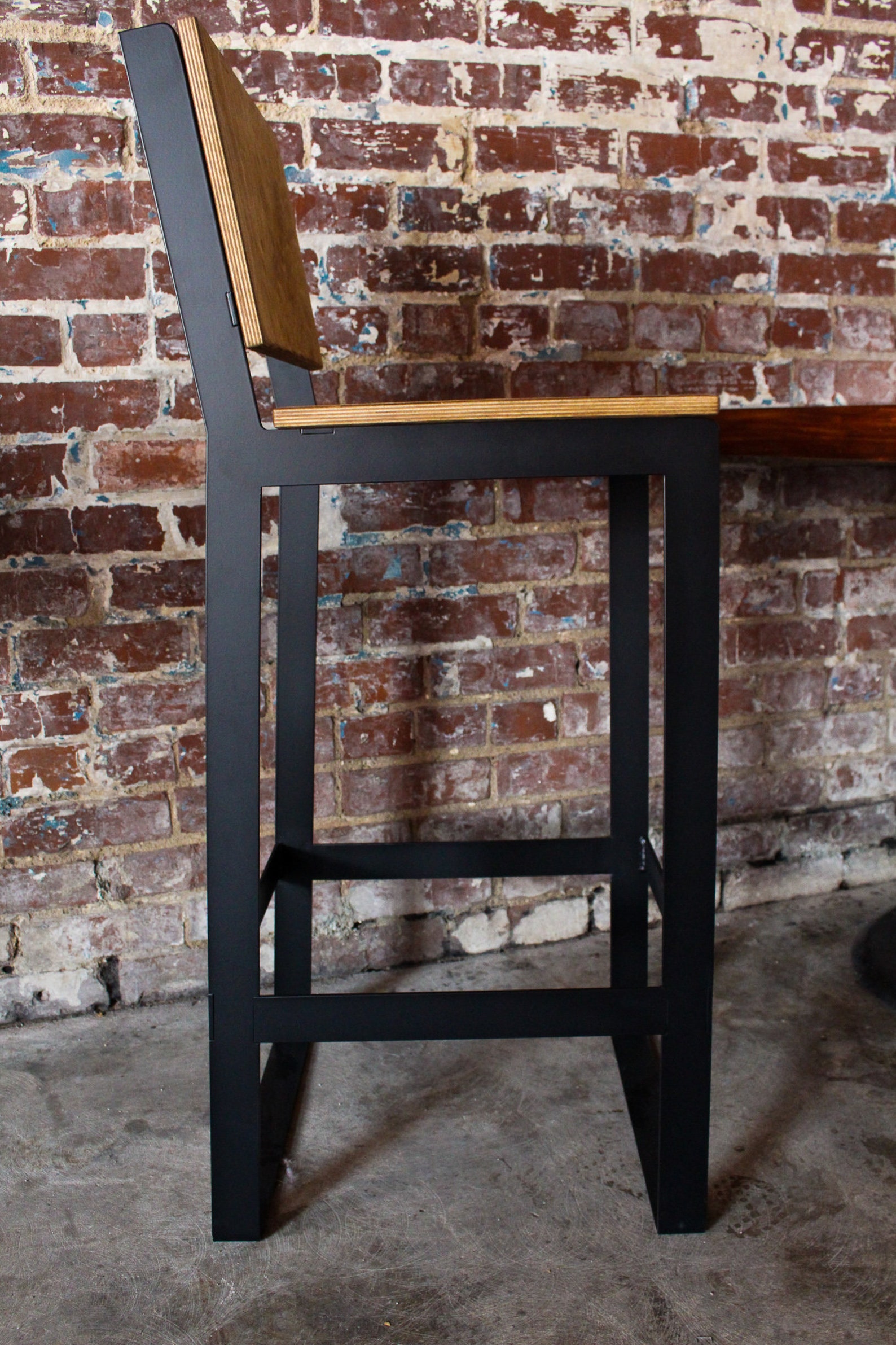 Modern Metal Bar Chair Industrial HighTop Pub Chair Etsy