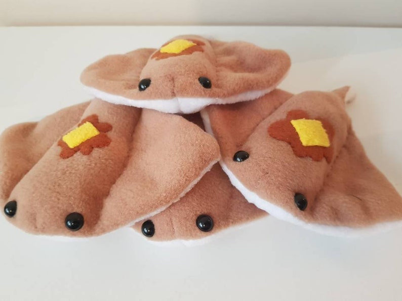 Pancake Stingray Plush Etsy